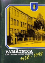 Pamätnica základnej školy Vrbové 1938-1998